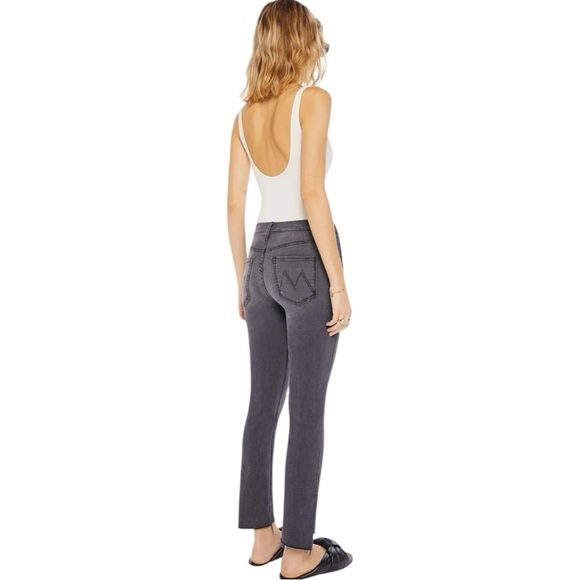 MOTHER The Mid Rise Dazzler Ankle Step Fray Size 27 - Picture 3 of 12